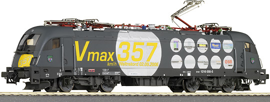 Electric locomotive class 1216 Taurus World Record Locomotive<br /><a href='images/pictures/Roco/62485.jpg' target='_blank'>Full size image</a>